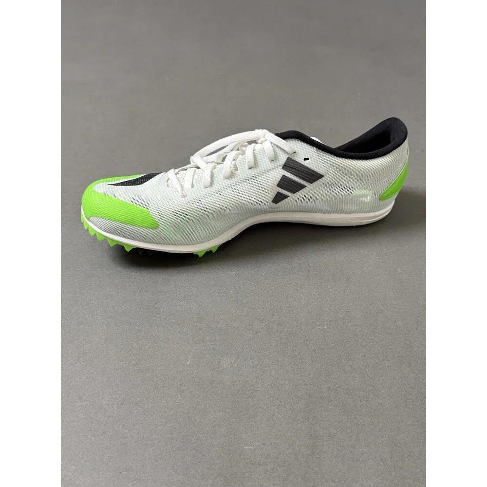 Adidas Unisex Adizero XCS Track and Field Shoes White Black Green M7/W9